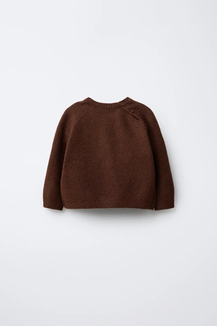 Купить Zara Вязаный свитер с вышивкой в виде утенка