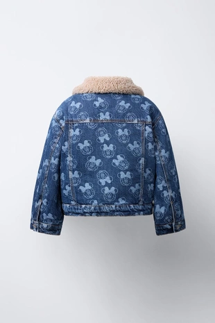 Джинсовая куртка с искусственной овчиной MINNIE MOUSE © DISNEY- Заказать в России