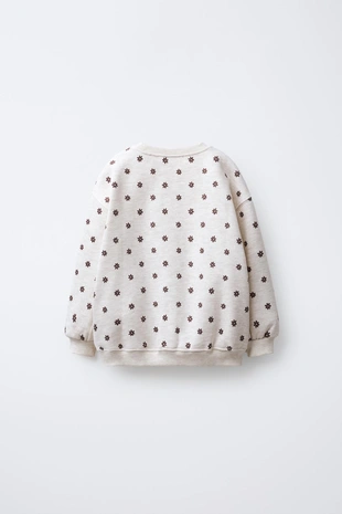 Купить Zara Толстовка с блестящим принтом