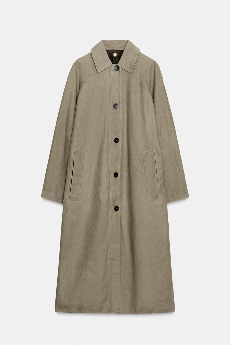 Плащ zw collection limited edition с восковым покрытием