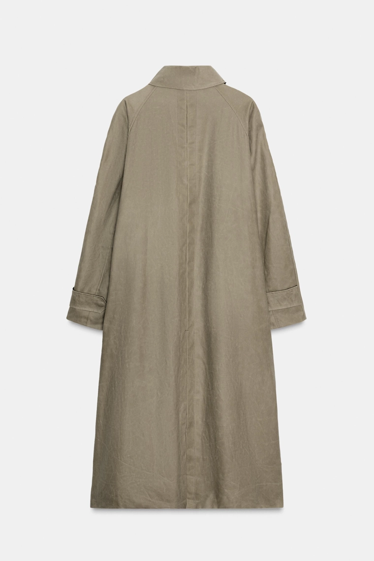 Плащ zw collection limited edition с восковым покрытием