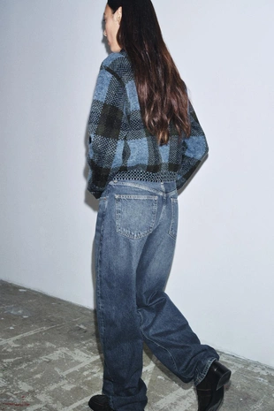 Кардиган в клетку- Заказать в России