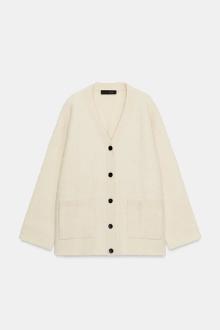 Кардиган с V-образным вырезом- Заказать в России