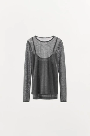 Футболка с двойным эффектом из мягкой ткани- Заказать в России