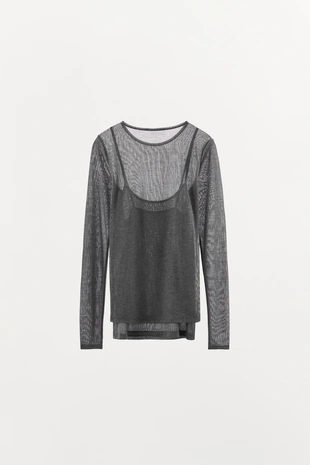 Футболка с двойным эффектом из мягкой ткани- Заказать в России