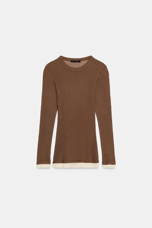 Двойная футболка из хлопка SUPIMA®- Заказать в России