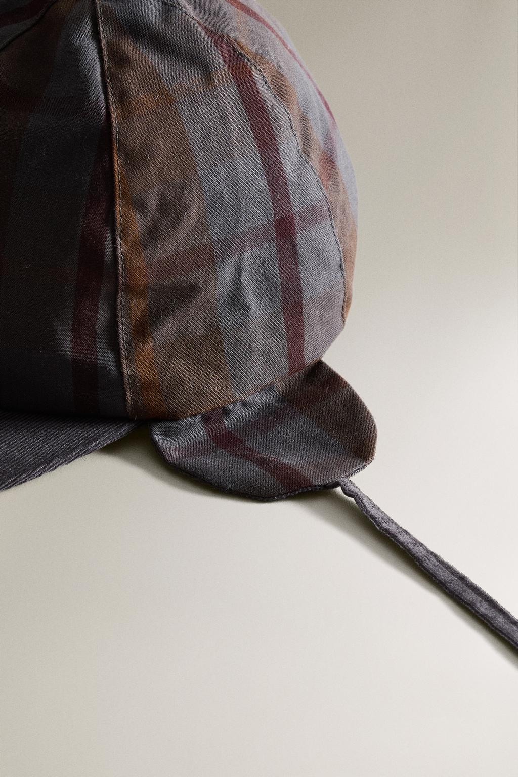 Детская кепка в клетку (tartan check) zara