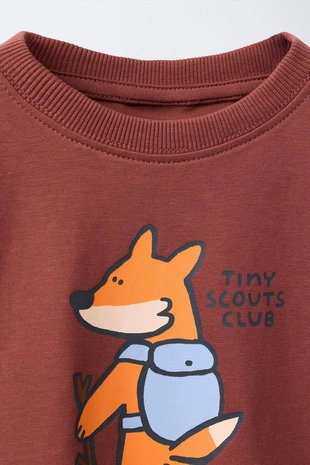 Pink | 0722/911/926 - Zara Футболка с принтом