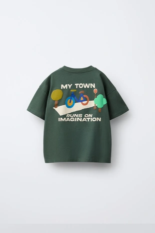 Футболка с рельефным пейзажем- Заказать в России