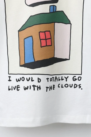 Футболка с нашивкой «домик»- Заказать в России