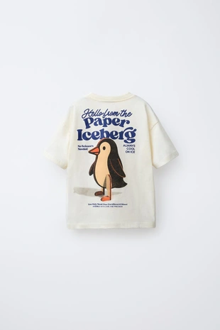 Футболка с рельефным принтом- Заказать в России