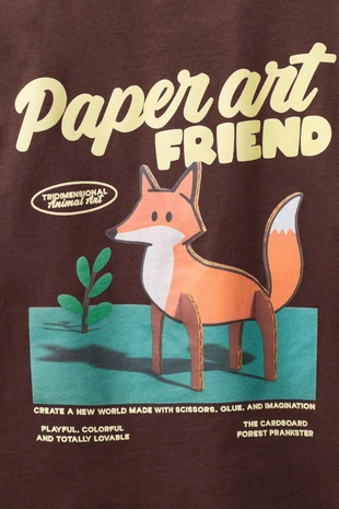 Футболка с рельефным принтом- Заказать в России