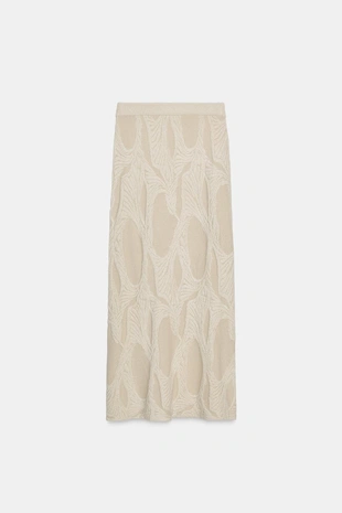 Юбка миди жаккард- Заказать в России