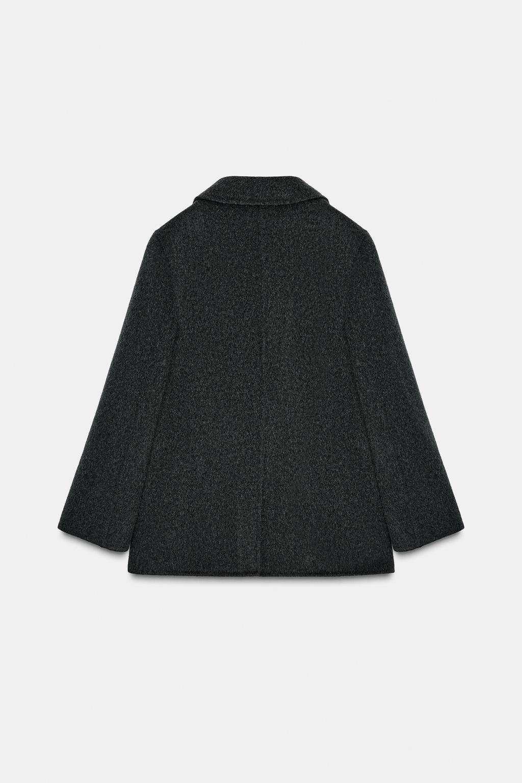ДВУБОРТНЫЙ БЛЕЙЗЕР ИЗ СМЕСОВОЙ ШЕРСТИ — ZW COLLECTION