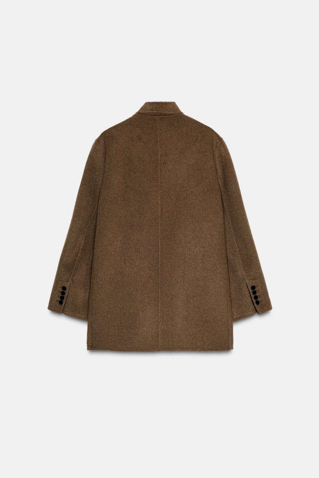 БЛЕЙЗЕР ОВЕРСАЙЗ ИЗ СМЕСОВОЙ ШЕРСТИ — ZW COLLECTION
