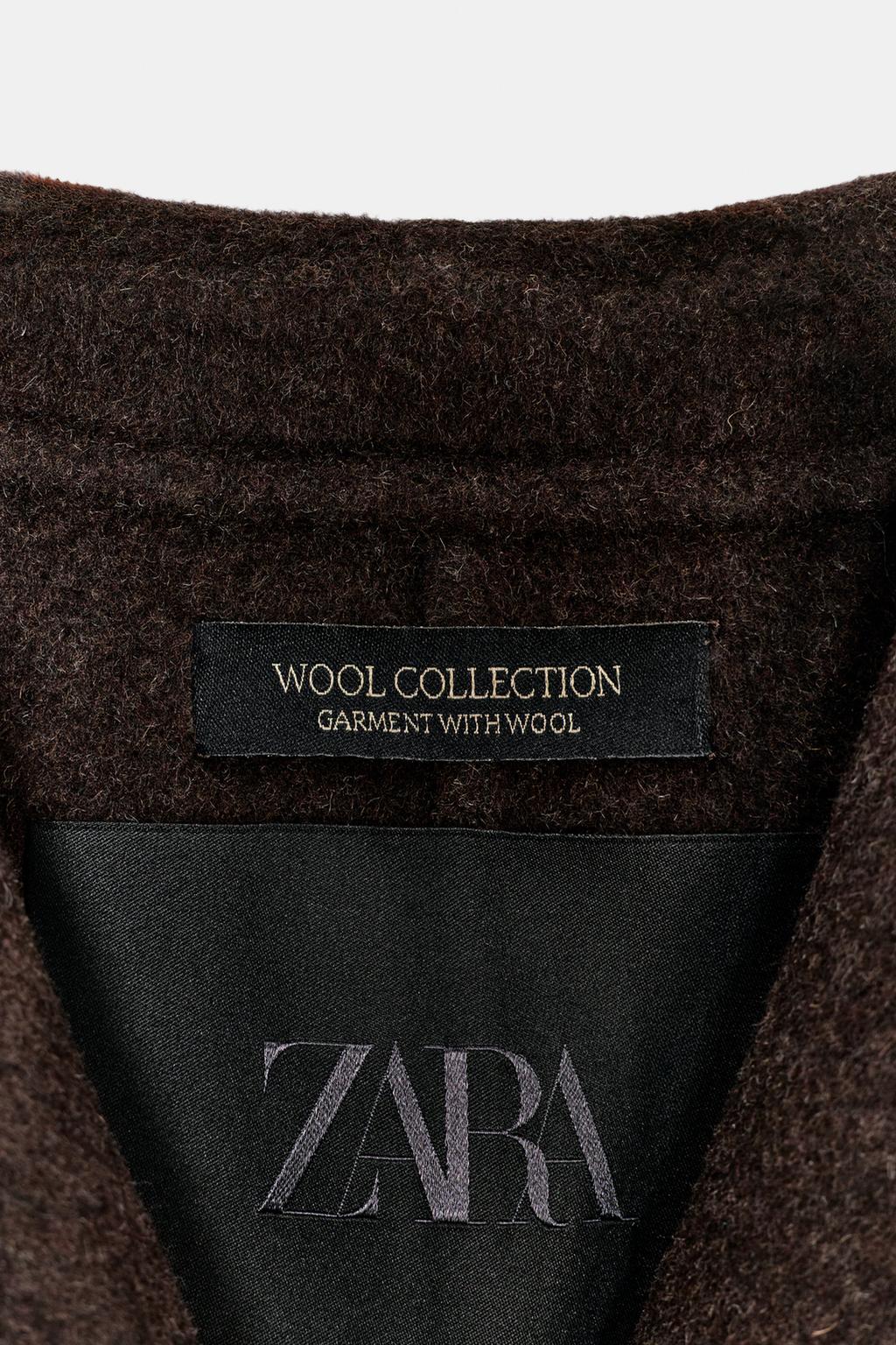БЛЕЙЗЕР ОВЕРСАЙЗ ИЗ СМЕСОВОЙ ШЕРСТИ — ZW COLLECTION