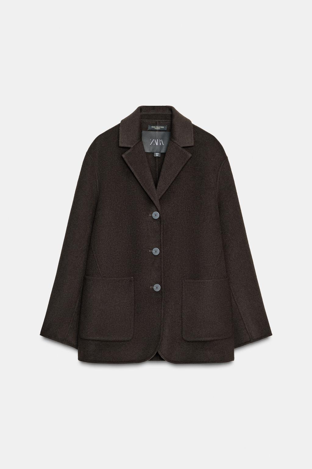 БЛЕЙЗЕР ИЗ СМЕСОВОЙ ШЕРСТИ — ZW COLLECTION