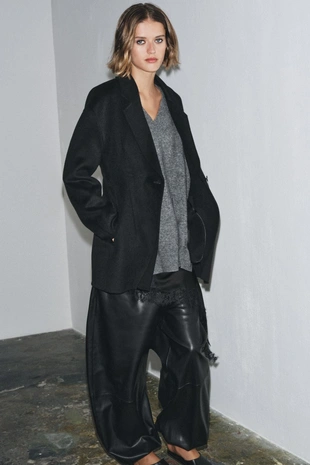 Приталенный блейзер из шерсти — ZW COLLECTION- Заказать в России