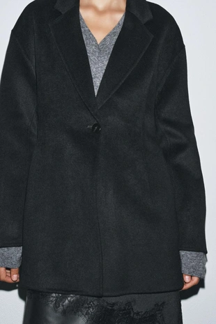 Приталенный блейзер из шерсти — ZW COLLECTION- Заказать в России