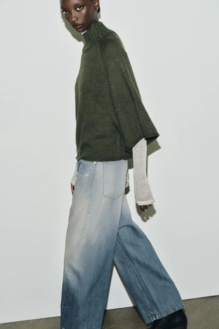 Свитер-накидка- Заказать в России