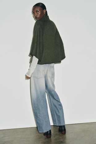 Свитер-накидка- Заказать в России