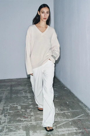 Свитер оверсайз из шерсти и кашемира- Заказать в России