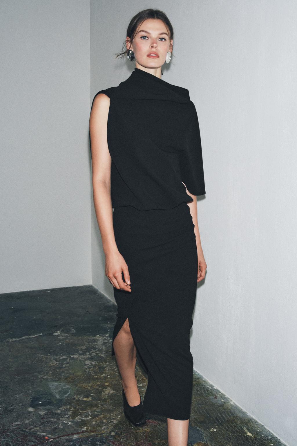 АСИММЕТРИЧНОЕ ПЛАТЬЕ ZW COLLECTION