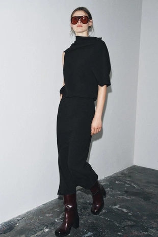 Асимметричное платье ZW COLLECTION- Заказать в России