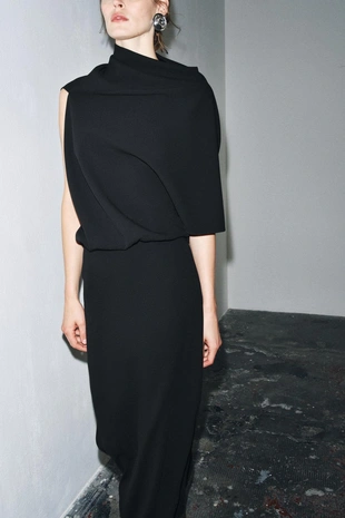 Асимметричное платье ZW COLLECTION- Заказать в России