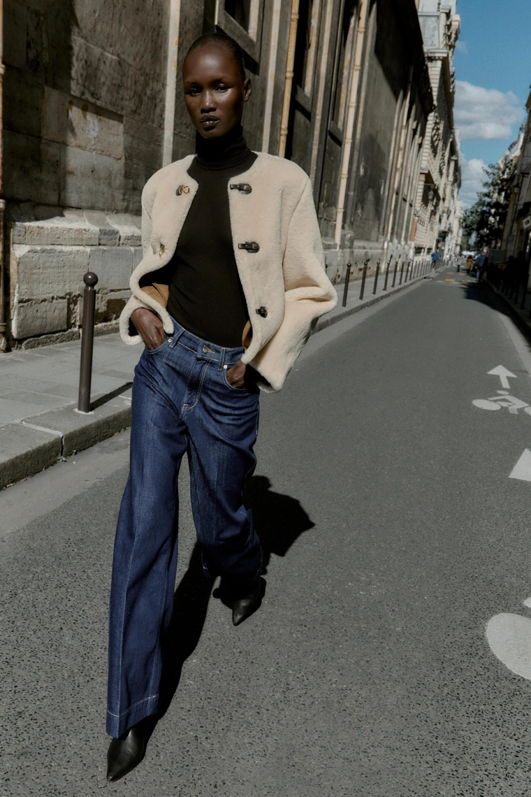 Двусторонняя куртка с застежкой на запонки