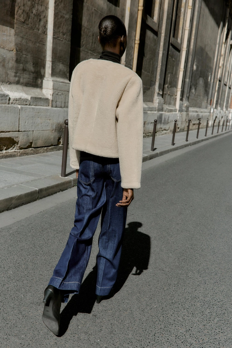 Двусторонняя куртка с застежкой на запонки