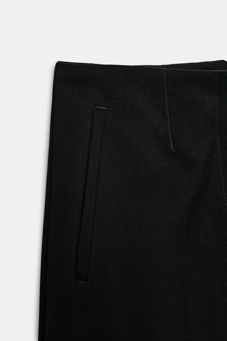 Длинные бермуды с высокой посадкой