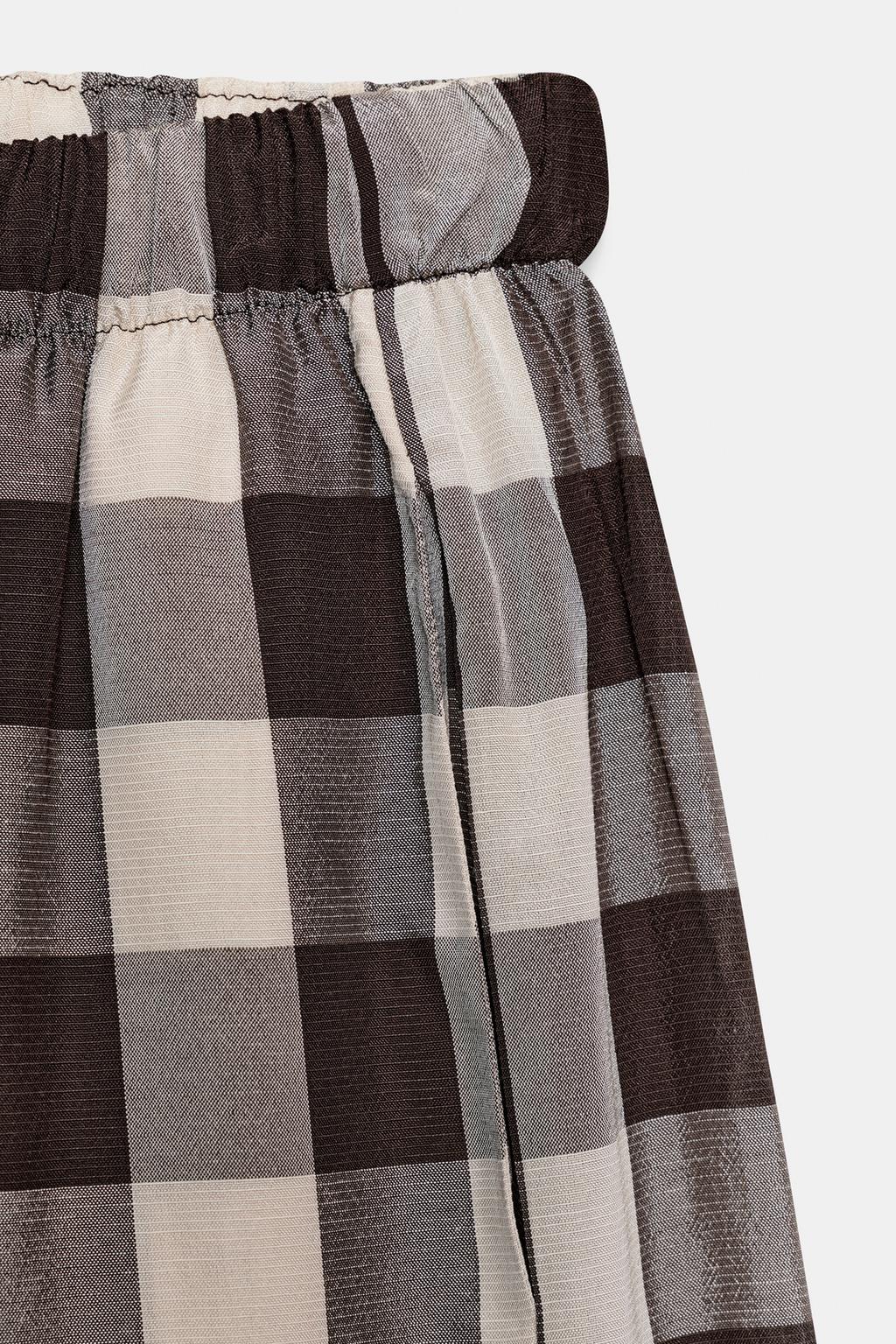 БРЮКИ В КЛЕТКУ ВИШИ — ZW COLLECTION