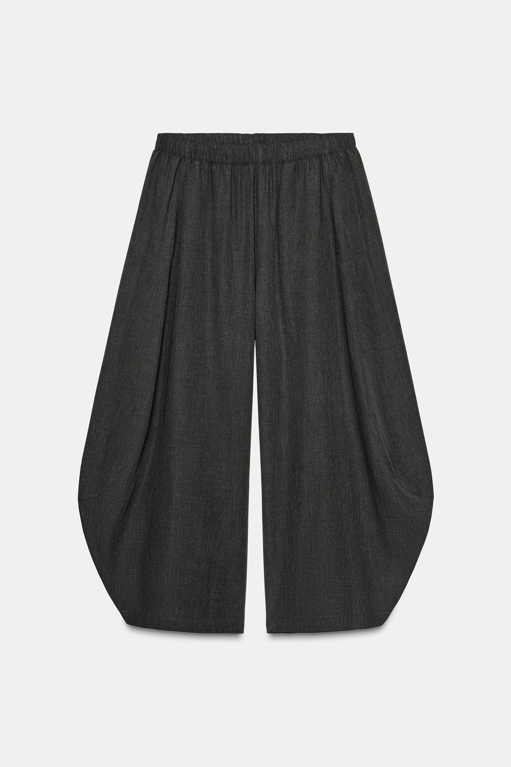 ОБЪЕМНЫЕ СВОБОДНЫЕ БРЮКИ ИЗ ШЕРСТИ ZW COLLECTION