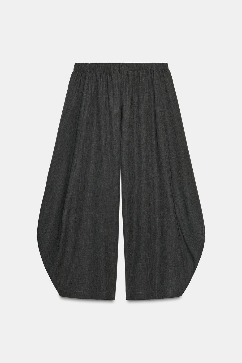 ОБЪЕМНЫЕ СВОБОДНЫЕ БРЮКИ ИЗ ШЕРСТИ ZW COLLECTION