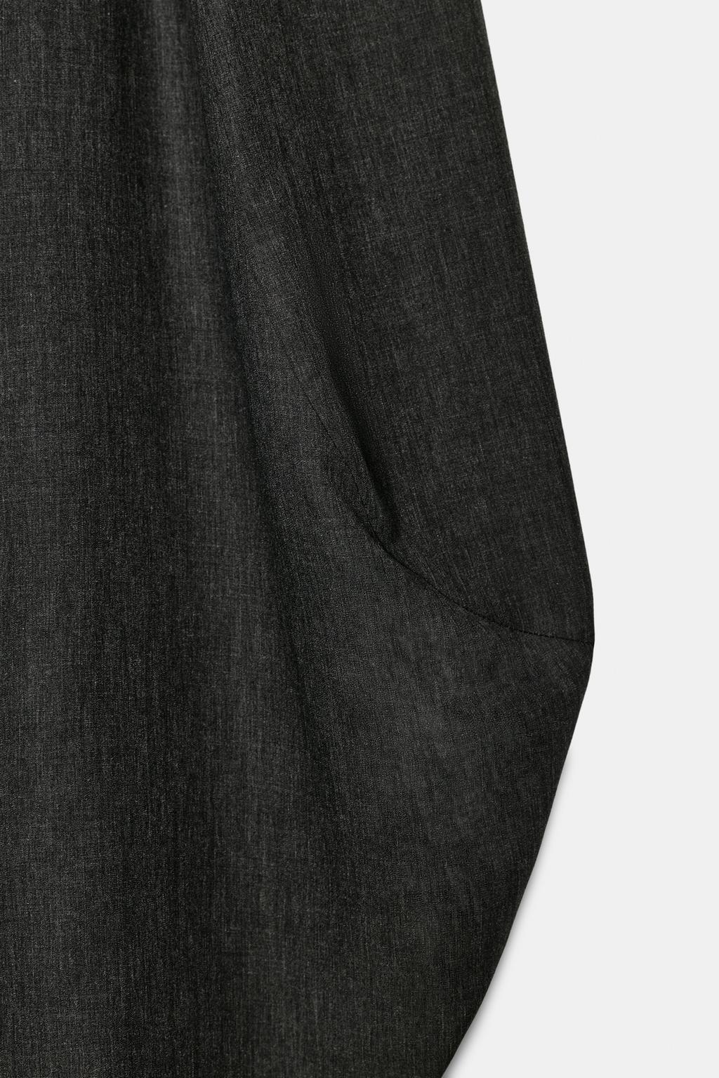 ОБЪЕМНЫЕ СВОБОДНЫЕ БРЮКИ ИЗ ШЕРСТИ ZW COLLECTION