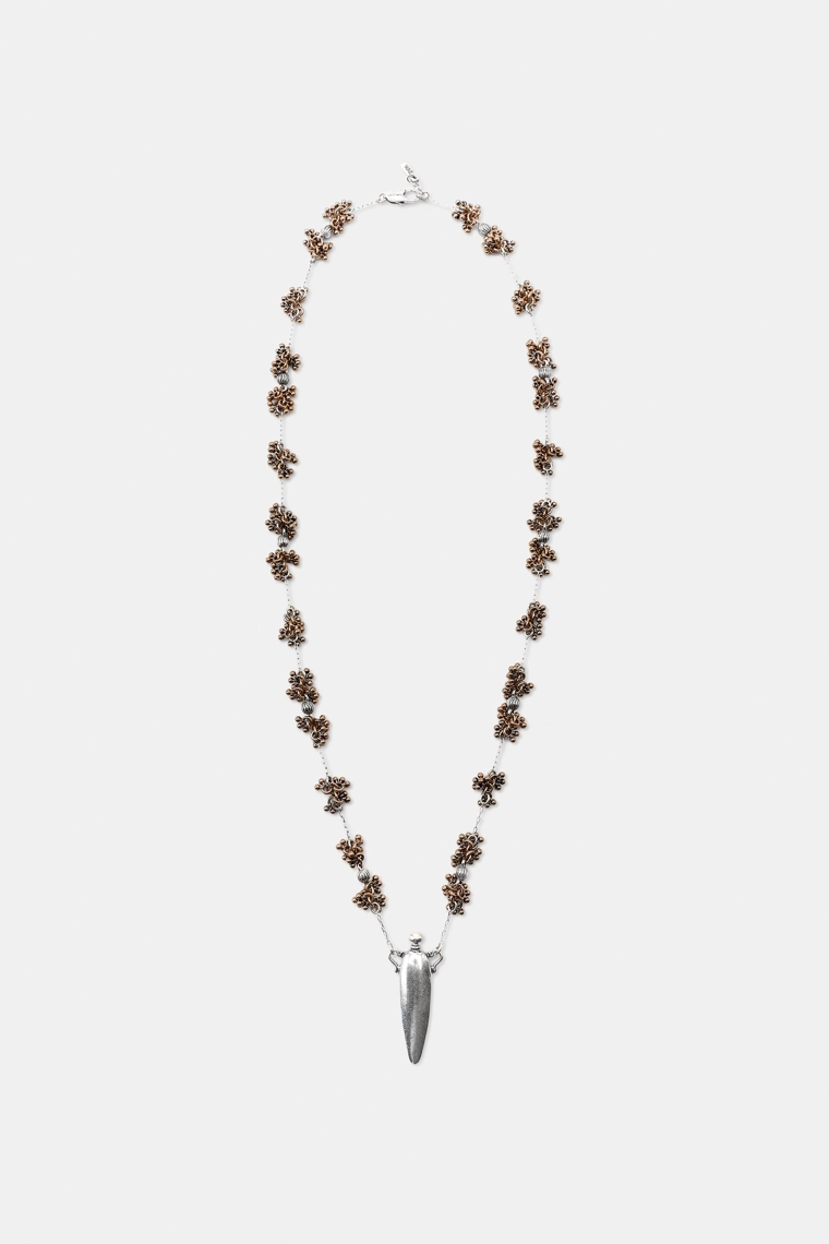 Колье с миксом металла