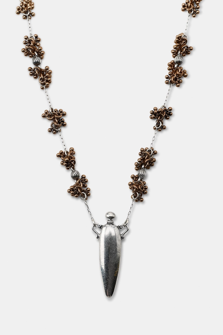 Колье с миксом металла
