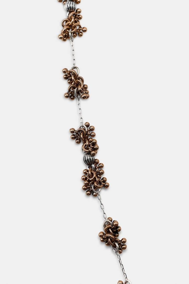 Колье с миксом металла