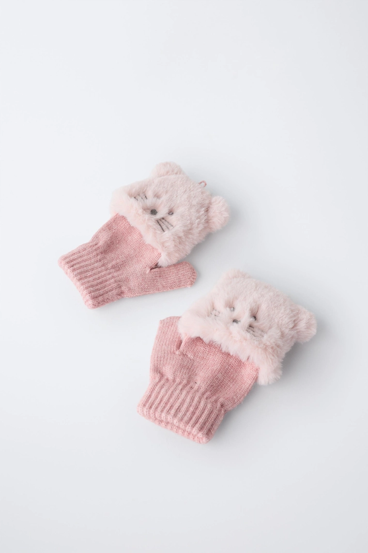 Варежки-лосины с эффектом мыши