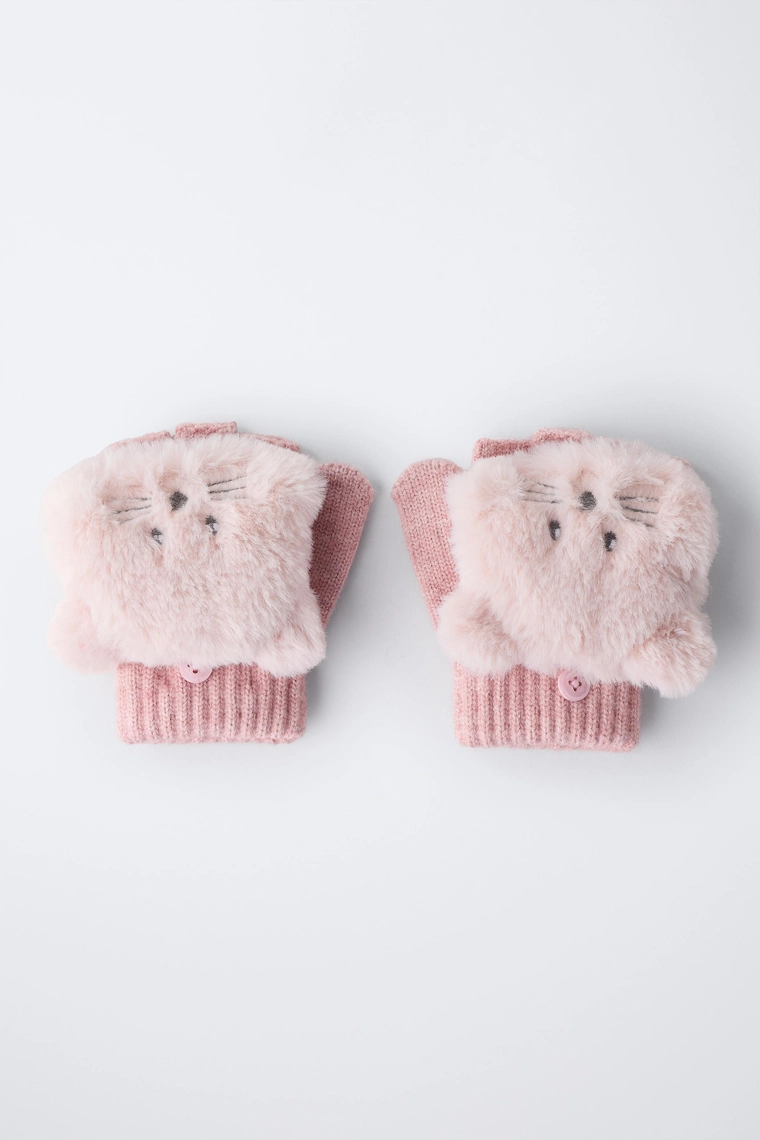 Варежки-лосины с эффектом мыши