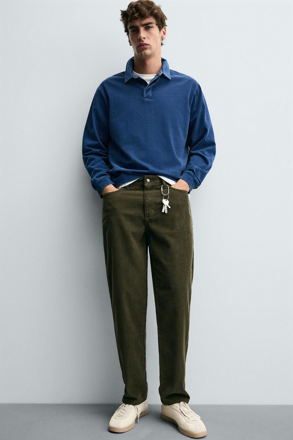 ВЕЛЬВЕТОВЫЕ БРЮКИ REGULAR FIT