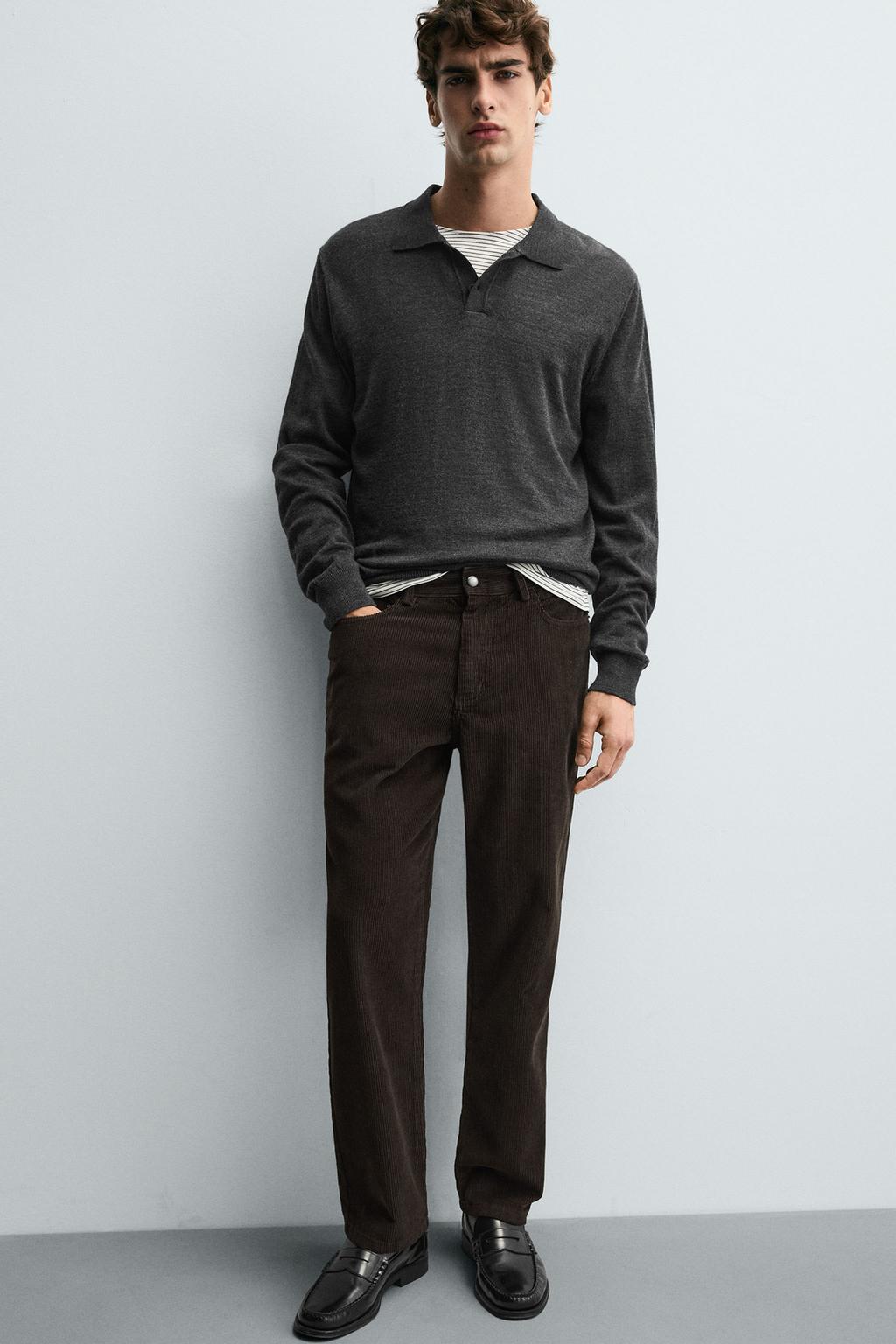 ВЕЛЬВЕТОВЫЕ БРЮКИ REGULAR FIT