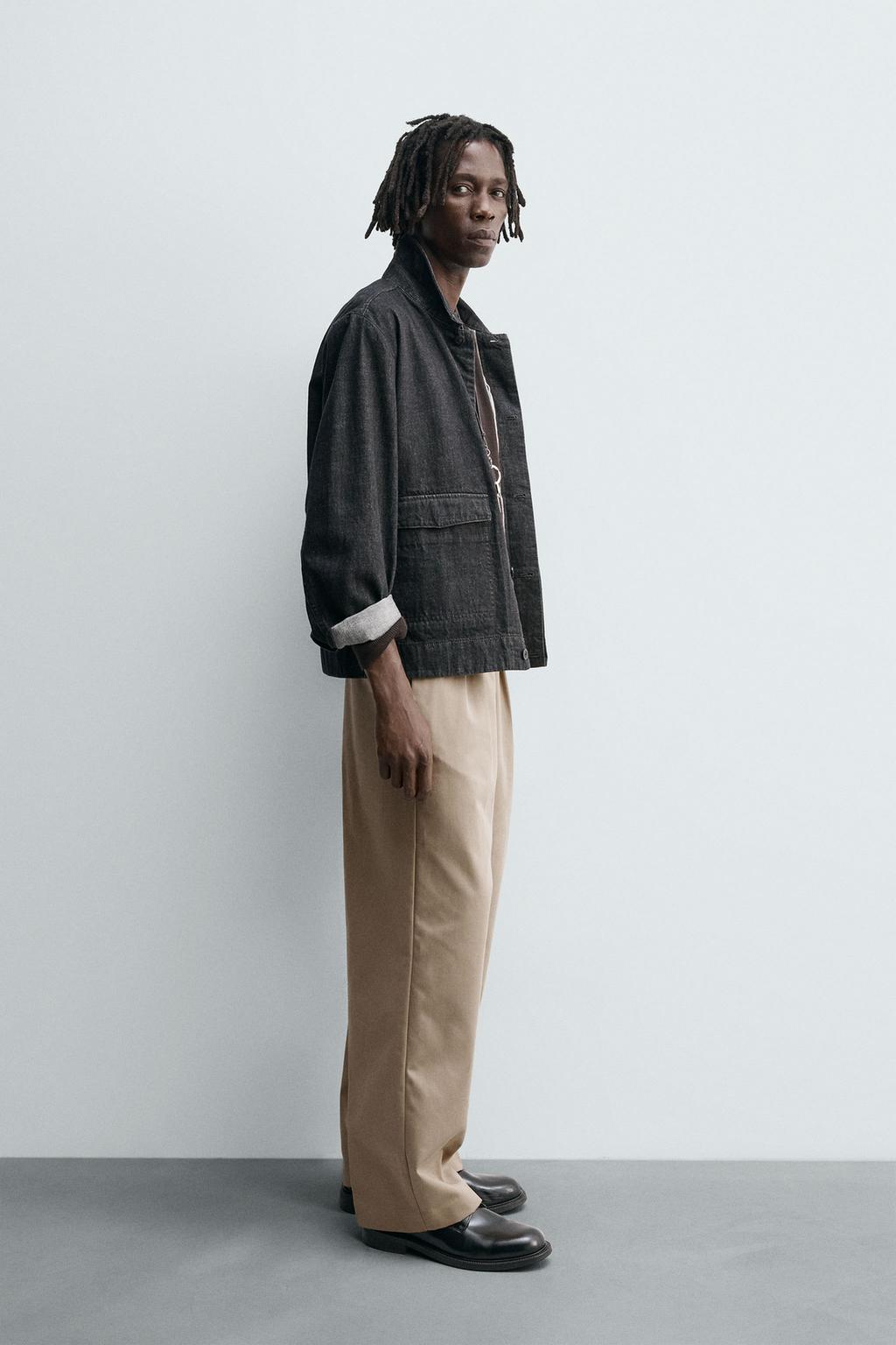 БРЮКИ RELAXED FIT СО СКЛАДКАМИ