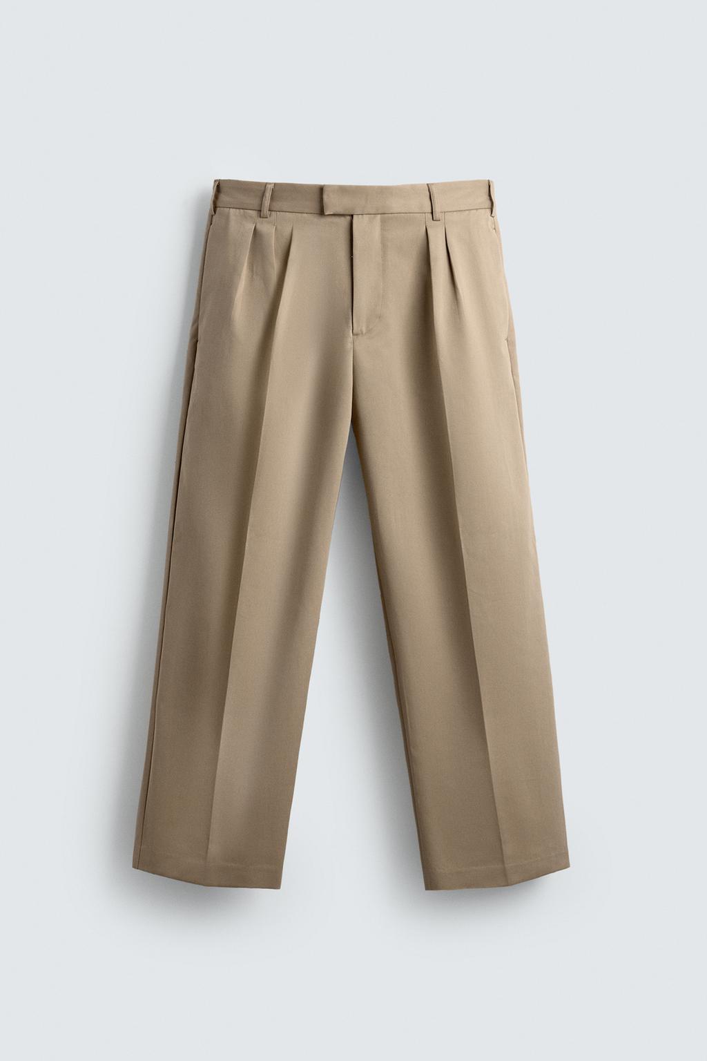 БРЮКИ RELAXED FIT СО СКЛАДКАМИ