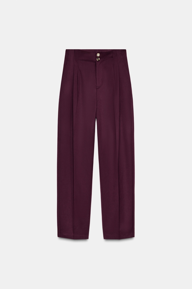 Брюки-папаха с фигурными швами