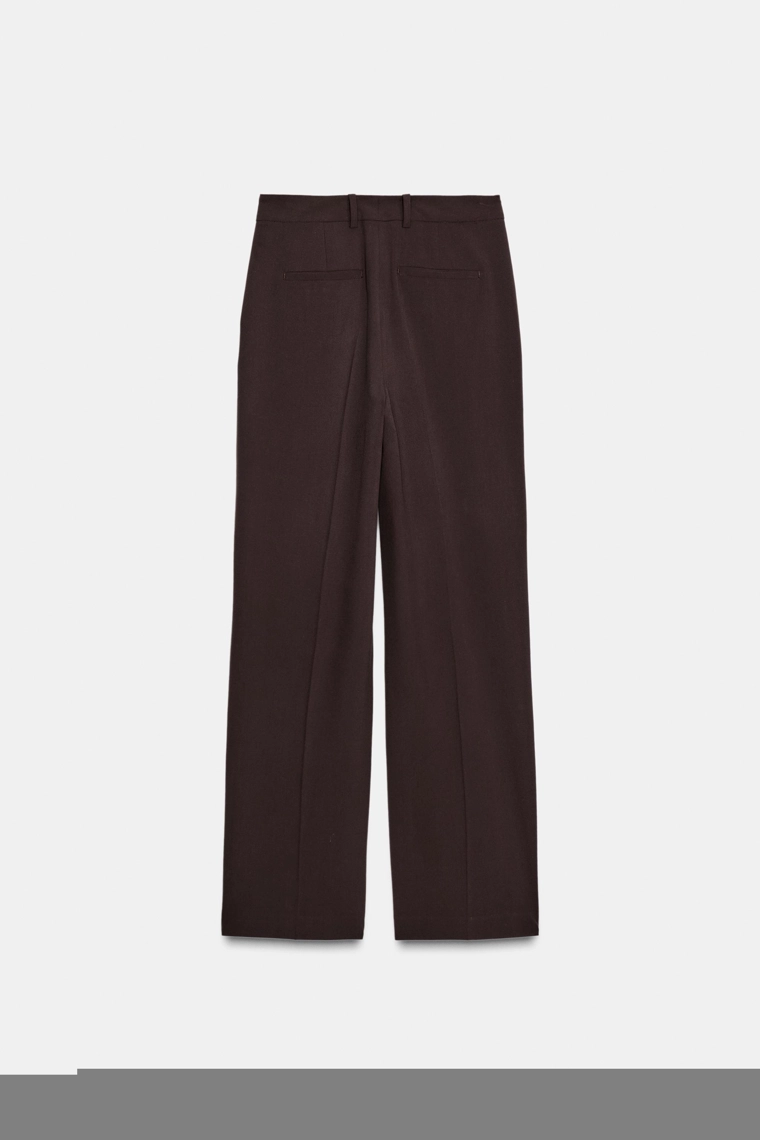 Брюки прямого кроя с лампасами