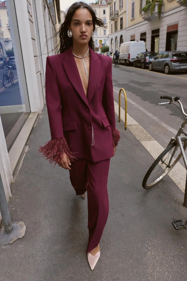 Брюки прямого кроя