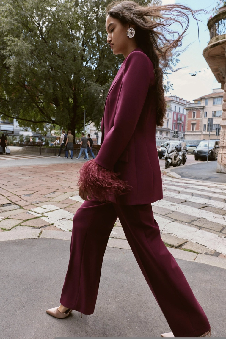 Брюки прямого кроя