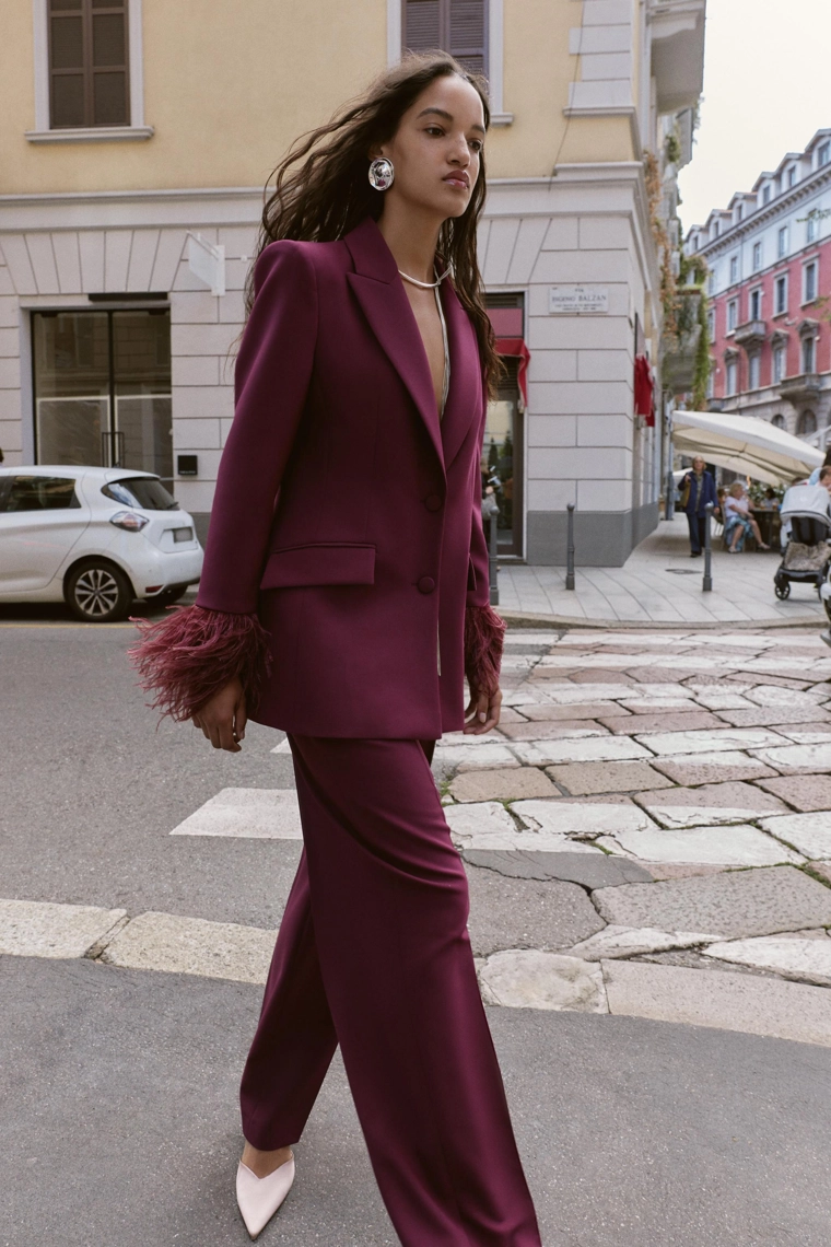 Брюки прямого кроя